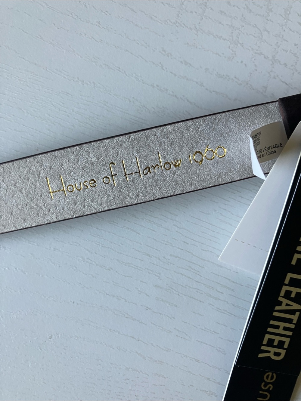 House Of Harlow 1960 Genuine Leather Belt (Size Large) NWT - Picture 5 of 11